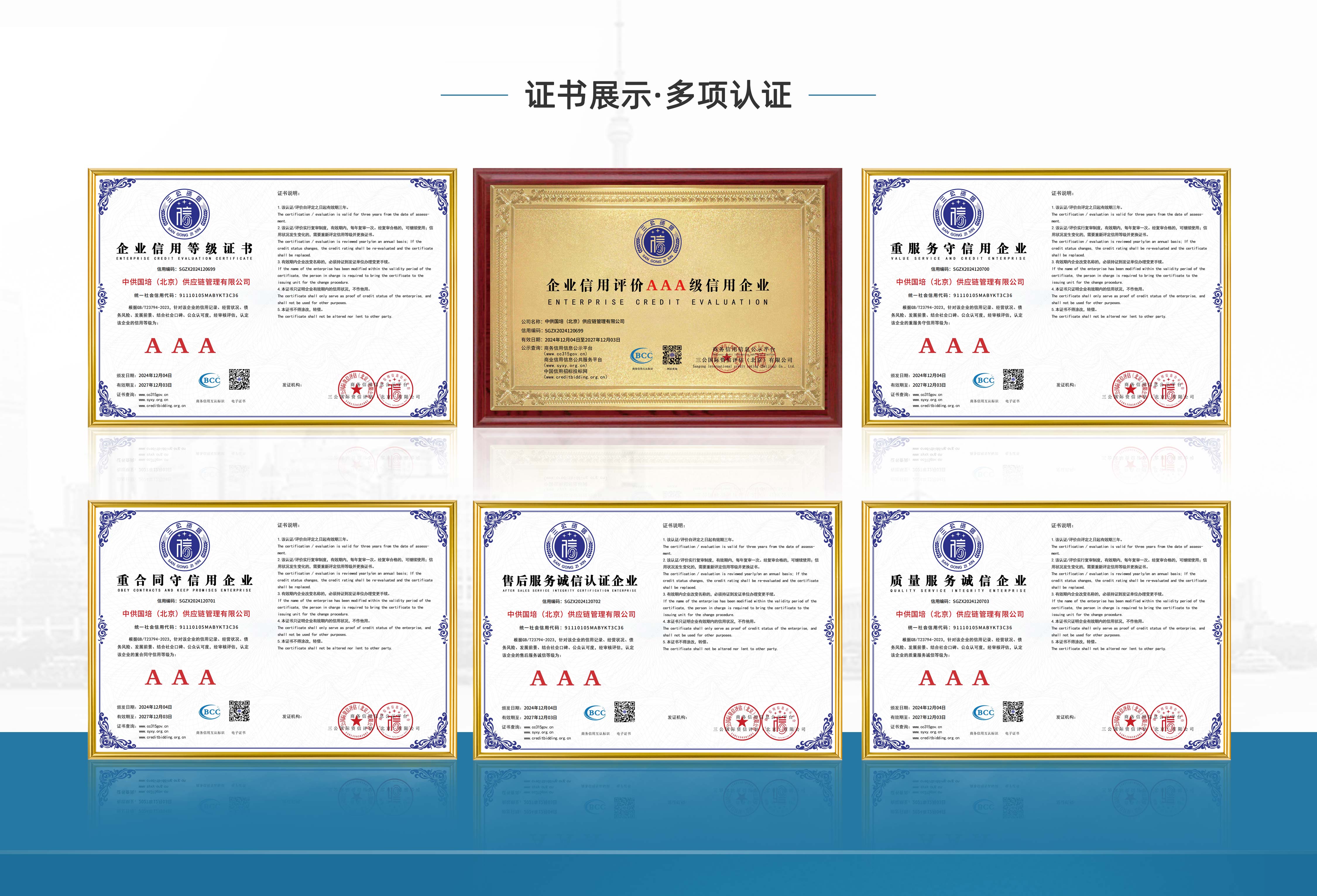 企业荣誉